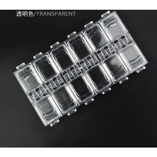Nu-TATY Japanese Nail Tool Box Nail Jewelry Box 12 Grid Small Box Decoration Storage Box Nail Tool Box