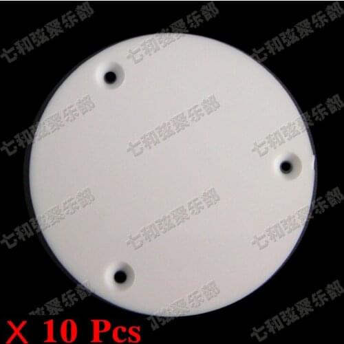 10 Pcs White Electric Guitar Switch Cover Back plate (LPBZ-WH)