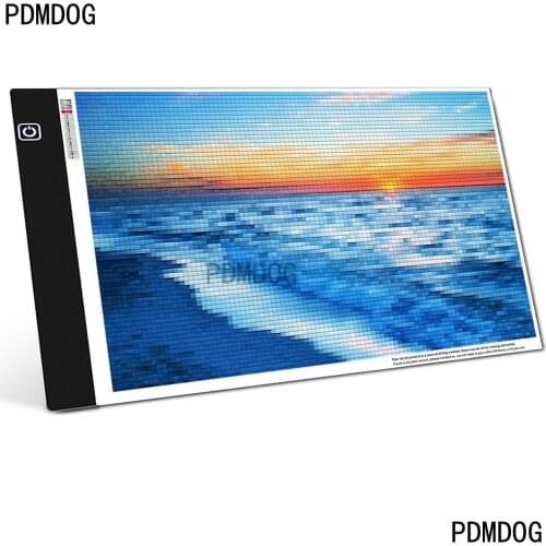 Diamond Painting With scale Light Pad Board Light Box Tablet A3 A5 5D Diamond Painting Accessories Case Stitch Embroidery