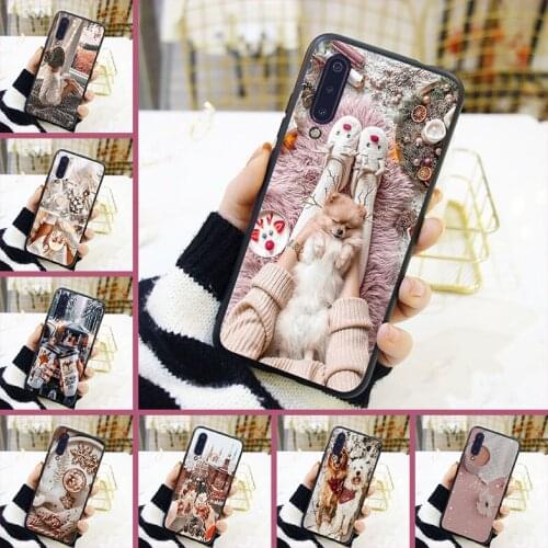 Phone Case For Xiaomi Mi 9 SE A3 Soft TPU Girl Dog Fashion Pretty Aesthetic Cute Back Cover For Xiaomi Mi 9T 8 PRO Case Silicone