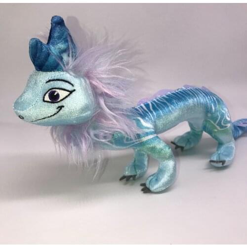 Disney Raya and The Last Dragon Cartoon Plush Dolls The Dragon Tuk Tuk Anime Figure Stuffed Plush Toys Kids Birthday Gift