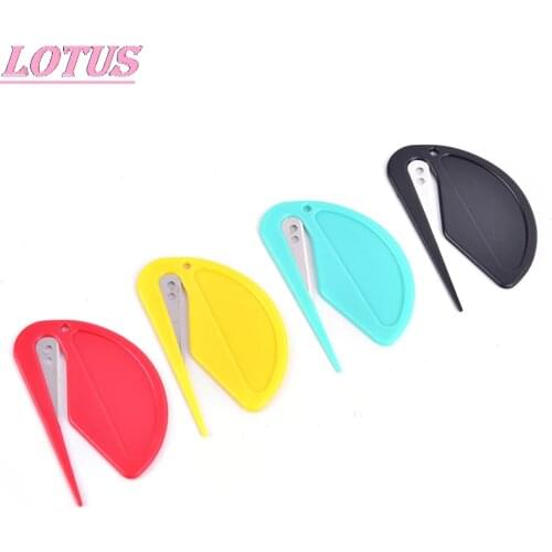 2PCS New Mini Plastic Letter Opener Sharp Mail Envelope Opener Safety Papers Cutter Hot Sell Remove The Envelope Protection Hot