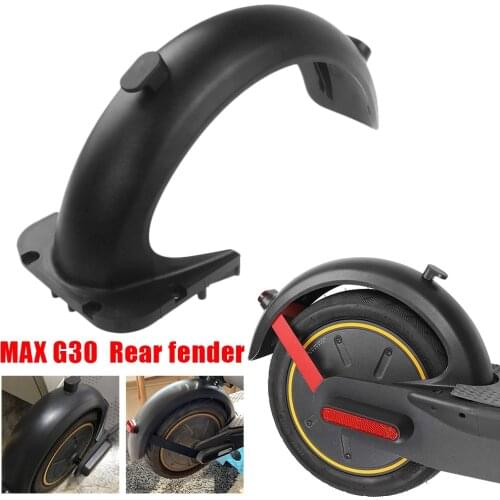 Electric Scooter Fender Rear Mudguard with Hook Water Baffle Rear Shield Tyre Splash Durable Guard Wing for Ninebot Max G30