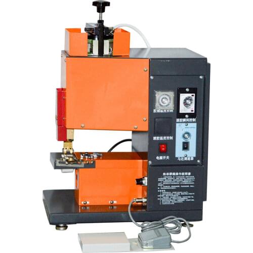 Zipper Edge Gluing Machine Hot Melt Glue Bilateral Gluing Machine Processing Equipment MT902