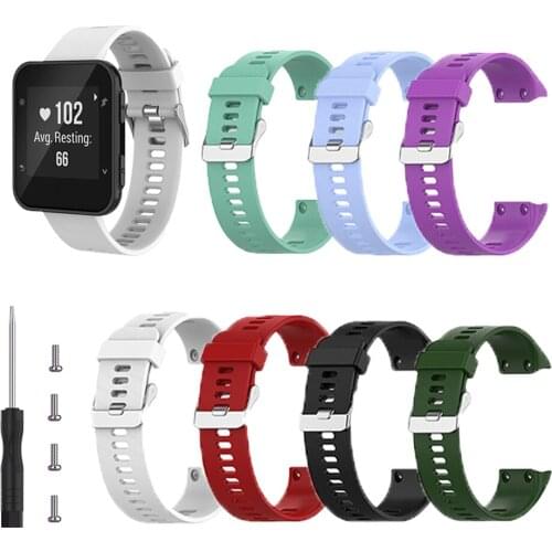 For Garmin Forerunner 35 Fashion Silicone Wrist Strap Smart Watch Band Wristband