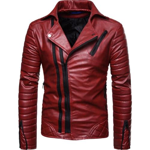 2021 leather jacket mens clothing plus cotton leather jacket / winter motorcycle PU Coat male collar imitation leather jacket