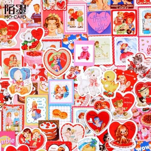 45pcs/lot Kawaii Stationery Stickers Sweetheart Story DIY Craft Scrapbooking Album Junk Journal Happy Planner Diary Stickers