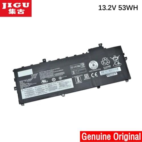 JIGU 13.2V 53WH ORIGNAL Laptop Battery 01AV429 01AV430 01AV431 SB10K97586 FOR LENOVO For ThinkPad X1 Carbon 2017 2018 X1