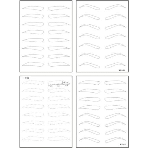 High Quality Permanent Makeup Eyebrow Lips Silicone Tattoo Practice Skin Sheet for Needle Machine Supply Kit Prastice