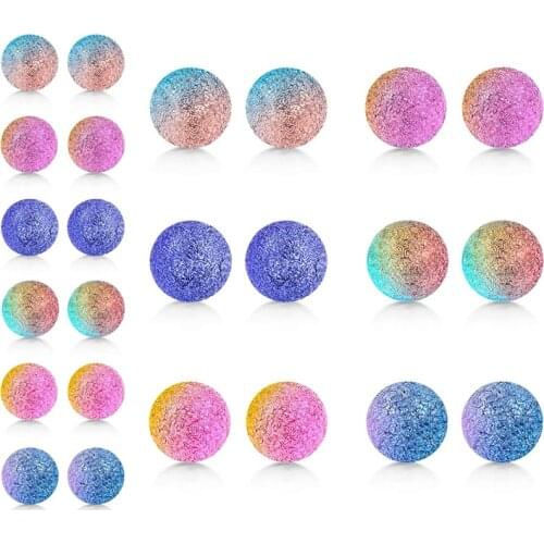 Mix Color Replacement Balls Body Jewelry Piercing Barbell Parts 14G 5mm 8mm Balls for Women Men