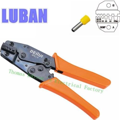 HS-06WFL wire stripper EUROP STYLE RATCHET crimping tool crimping plier 0.5-6mm2 multi tool tools hands pliers