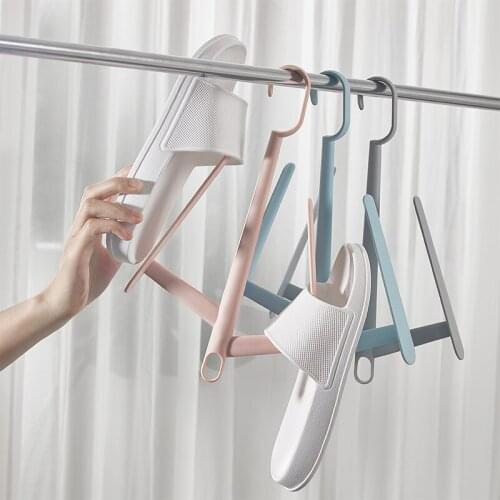 Shoes Dry Hanger Stand For Footware Shoes Organizer Shoes Hanging Rack Multifunction Windproof Shoes Holder Creative Shelf