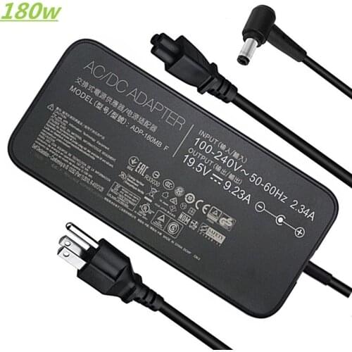 Huiyuan fit for 19.5V 9.23A 180W Laptop Charger for Asus ROG G750JM G751JM G750JS G-Series Gaming Laptop ADP-180MB F FA180PM111