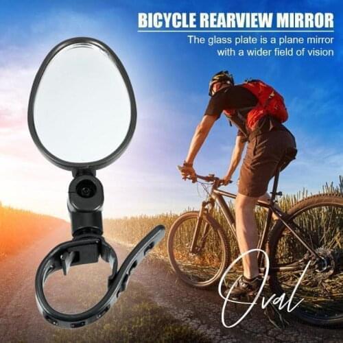 1Pcs Portable 360 Degree Rotating Rearview Handlebar Mirror Bicycle Accessories Safe Cycling Handlebar Rear Mirror