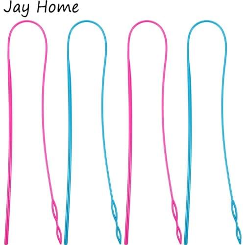 1/2/4Pcs 58CM Drawstring Threader Guides for Sweatpants Hoodies DIY Craft Elastic Band Rope Wear Threader Sewing Accessories