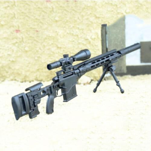 1/6 Scale Remington MSR Modular Sniper Rifle Model Gun Assembly Puzzles Building Bricks For 12" Action Figures