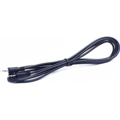 1pcs 2.5mm 3 Pole Stereo Male Plug to Male Plug Audio Adapter Connector Extension Cord For Microphone 1.5m