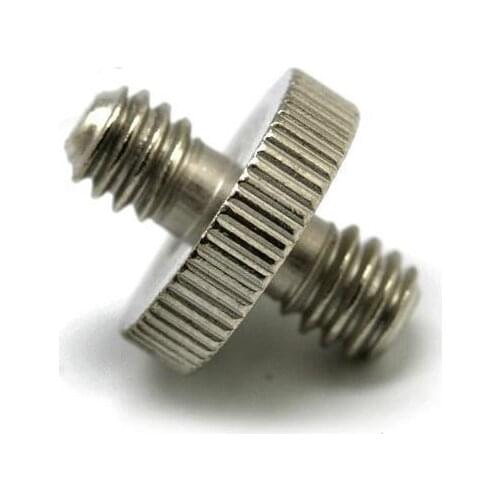 10 Pieces 1/4 to 1/4 Adapter Screw Tripod Flash Light Stand Mount Metal Screw Photo Studio Accessories