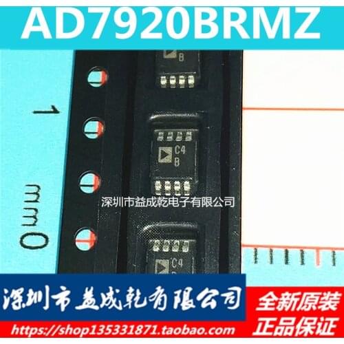 100% Original New In Stock AD7920BRMZ C4B AD7920BRM AD7920 MSOP8