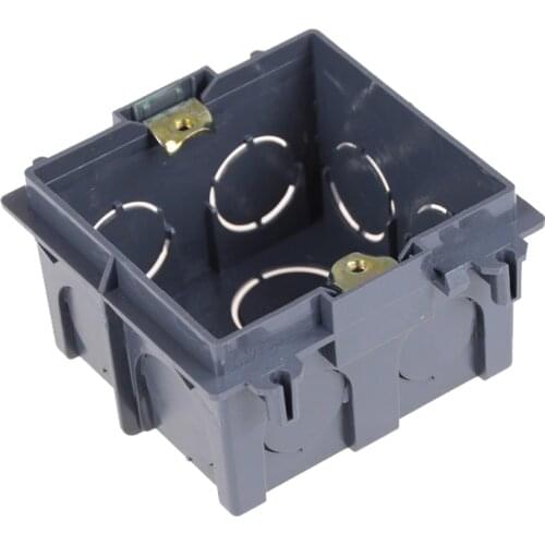 86 Cassette Wall Plate Box For 86 Type Wall Plate Switch And Socket Stair Step Light Lamp Lighting Mounting Box 76x72x50mm