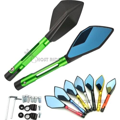 For KAWASAKI Z250 Z300 Z750 Z800 Z1000 Z1000SX NINJA 250R/300 ER6N ER6F Motorcycle Accessories CNC Aluminum Rear View Mirrors