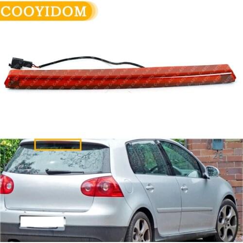 Car 1Pcs LED Rear High Level Brake Light For VW Golf MK5 GTI R32 R-Line Passat Polo Tail Light car-styling