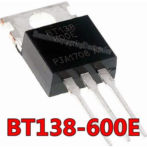 5-10PCS BT138-600E TO220 BT138-600 BT138 600E TO-220 new and original IC Chipset