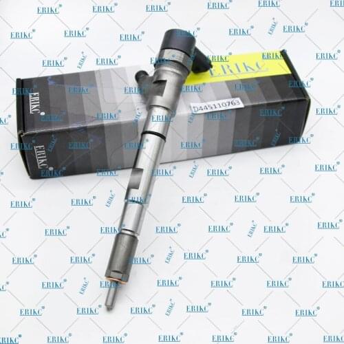 ERIKC 0 445 110 763 Diesel Injector 0445110763 Auto Engine Fuel Injection CRDI 0445 110 763 Nozzle Assembly 0433171848