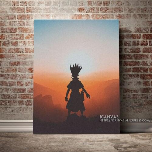 Dr. Stone Real life art design Decoration Prints Home Decor Canvas Living Kids Room Bedroom Painting Wall Art Studio Poster