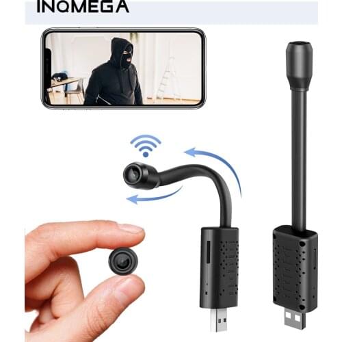 INQMEGA 1080P Webcam with Mic Rotatable PC Desktop Web Camera AI Auto Tracking Function Cam Mini Computer Video Recording Work