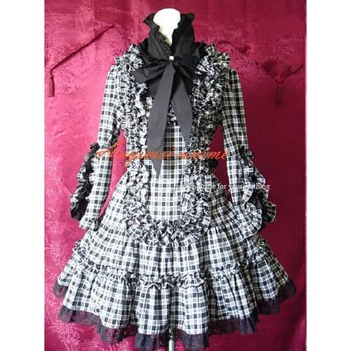 Fondcosplay tripp Fashion Hiphop Sissy Maid Gothic Lolita Punk Fashion Dress Cosplay Costume Tailor-made[CK979]