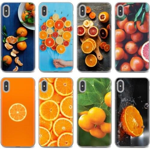 Benefits Fresh Citrus Orange Fruit Soft TPU Cover For Huawei Y6 Y5 2019 For Xiaomi Redmi Note 4 5 6 7 8 Pro Mi A1 A2 A3 6X 5X 7A