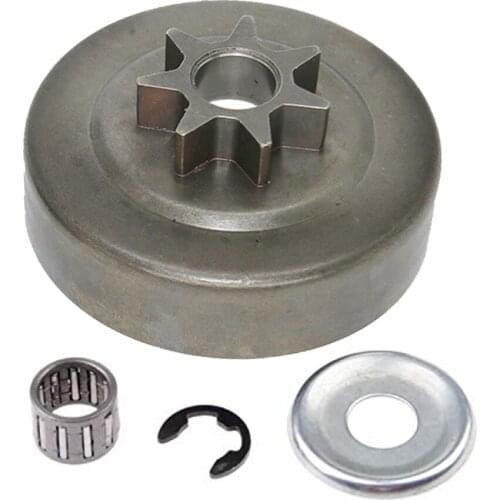 3/8 6T Clutch Drum Kit for STIHL Chainsaw MS170 MS180 MS250 017 018 025