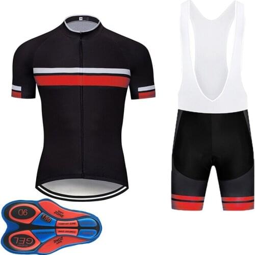 New Black Red Cycling Jersey Bike Top Jersey Ropa Ciclismo Quick Dry Racing Team Bicycling Maillots Culotte Breathable Shiirt