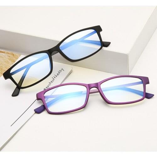 Anti-blue Protection Glasses Square Optical Prescription Myopia Computer Glasses Frame Women Men Anti Blue Sport Glasses Goggle