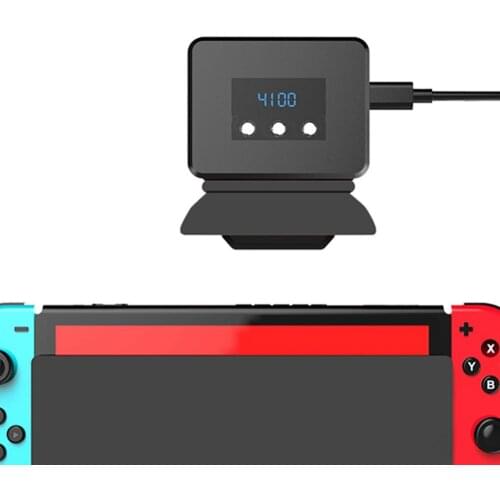 Game Console Cooling Fan Radiator with Temperature Display for Nintend Switch