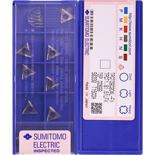 Original Carbide Insert CNC TPGT090204 T1500AT1200A For Blade Processing