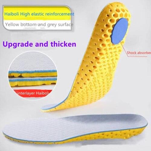 Orthopedic Insoles Insoles Men and Women Soft Bottoms To Enhance Shock-absorbing Honeycomb Net Breathable Sneaker Pads