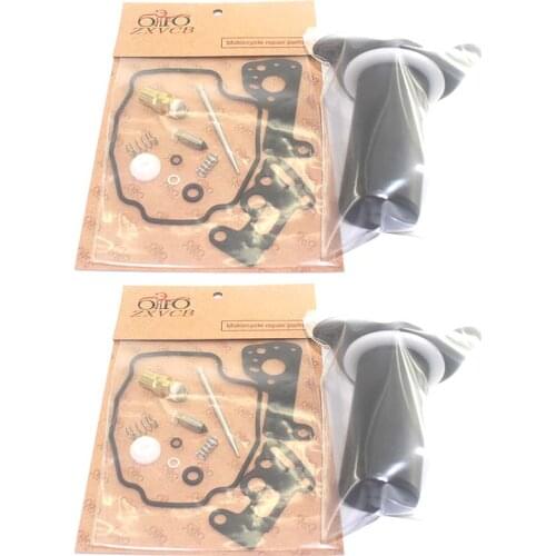 2set for Virago XV535 1990-2001 XV 535 Motorcycle carburetor repair kit plunger