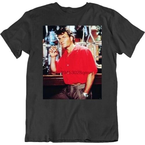 Retro 80s Movie Roadhouse Dalton Patrick Swayze Movie Fan T Shirt