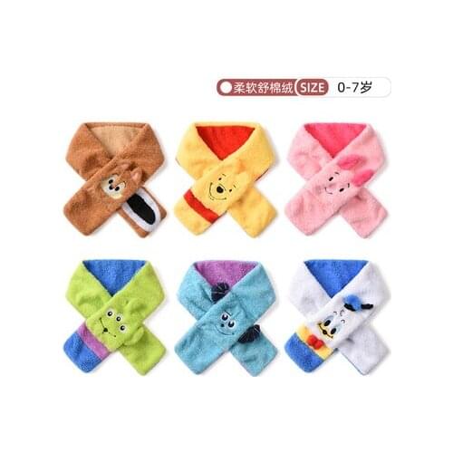 Disney Frozen Fashion Anime Scarf Casual Cartoon Scarves Warm Winter Children Baby Girl Boy Gifts