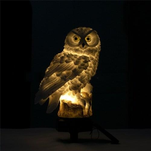 Outdoor Owl Parrot Lighting LED Solar Light Solar Led Street Lamp Garden Light Outdoor For Christmas Garden Decoration 5Z