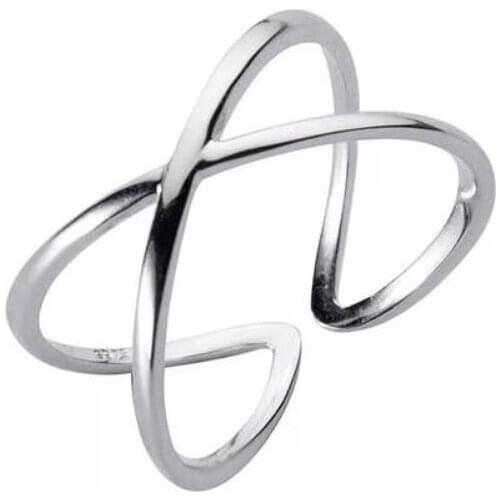 Vintage 925 Silver Cross Rings for Women Wedding Female Trendy Jewelry Large Adjustable Open Antique Rings Gift Anillos