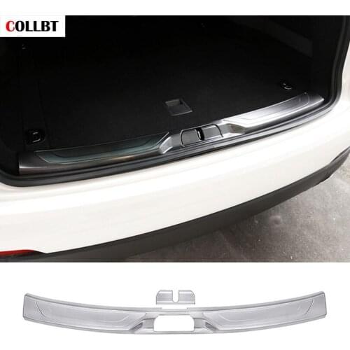 Top Quality 304 Stainless Steel Rear Tail Bumper Protector Plate Cover Trim For Maserati Levante SUV 2016 Car Accessories