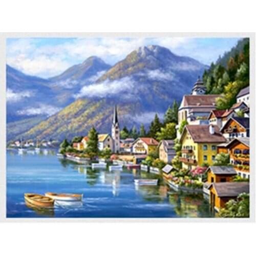 YIKEE Paintings By Numbers Landscapes