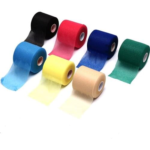 1pc Elastic Adhesive Muscle Bandage Wrist Straps Hand Protection Sports Pre-Wrap PU Foam Backing Bandage Underwrap