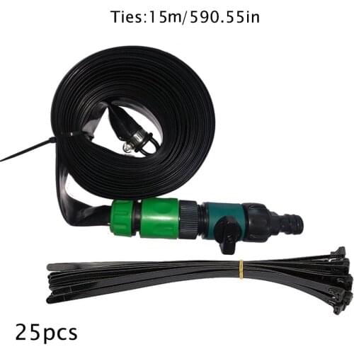 2021 Outdoor Kids Trampoline Sprinkler Set Sprinkler Toy PVC Trampoline Sprinkler Hose w/Ties Water Game Yard Toys Accessories