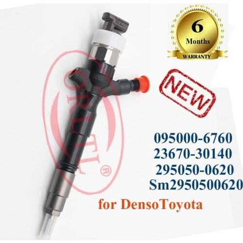 295050-0620 095000-6760 2950500620 23670-30140 Common Rail Injector Sm295050-0620 Fuel Injection Pump Sm2950500620 forToyota