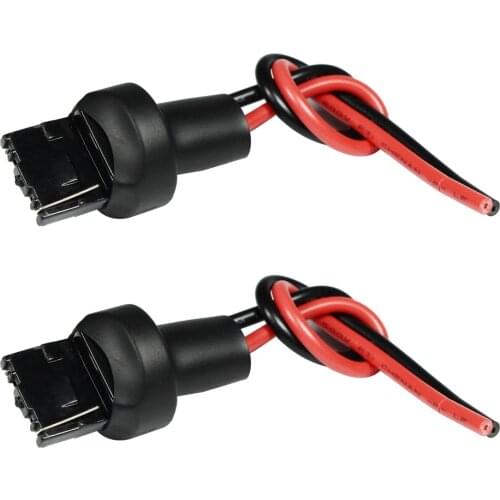 YUNPICAR 7440 T20 Male Adapter Wiring Harness For Car Motorcycle Headlight Tail Lamp Turn Signal Lights Retrofit