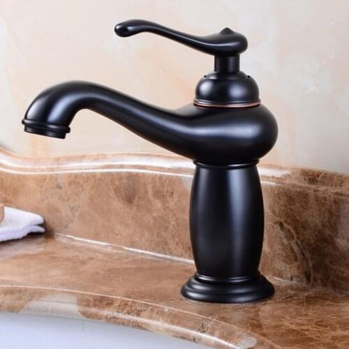 Antique Bathroom Sink Faucet Bathroom Faucet Single Handle Polished Brass Mixer Tap Hot And Cold Water
